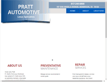 Tablet Screenshot of prattauto.com